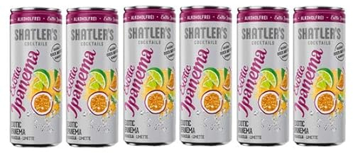 Mixcompany Cocktail 6er Set Shatlers Exotic Ipanema 6x 0,25L Alkoholfrei - inklusive Pfand EINWEG Shatlers Cocktail Ready to Go