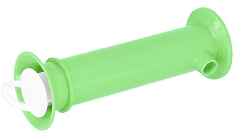 Babynahrungsbeutelmaschine mit 6 Beuteln, reiner Farbe, quetschbarer Fruchtpressen-Püree-Füller, Lebensmittelspender für Babys über 6 Monate Grün