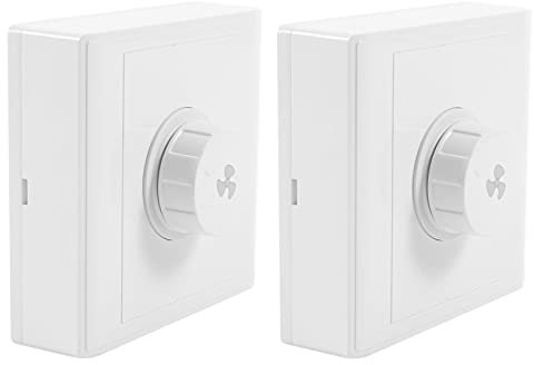 2 StüCk Decken Ventilator Stufenloser Drehzahl Regler OberfläChenmontierter LüFterdrehzahl Schalter