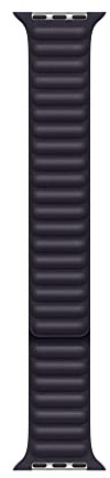 Apple Watch Cinturino a maglie in pelle color inchiostro (41 mm) - S/M