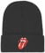 The Rolling Stones Mütze Beanie Fang Tongue Band Logo Nue offiziell Schwarz One Size
