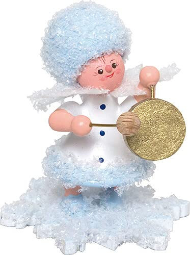 Drechslerei Kuhnert Schneeflöckchen mit Gong - 5 cm