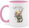Tasse Tassen 325ml - Ostergeschenke - Frohe Ostern - Süßer Osterhase - 325 ml - Rosa - hase geschenk osterüberraschung ostermotiven oster osterkleinigkeiten mit ostermotiv besondere kleinigkeit