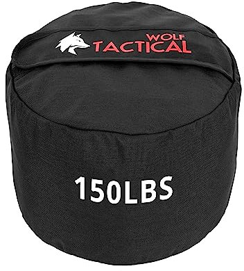 WOLF TACTICAL Sandsack, Workout-Tasche, Sandsäcke für Krafttraining, Workout, Sandsack, Fitness, Sandsack (68 kg)