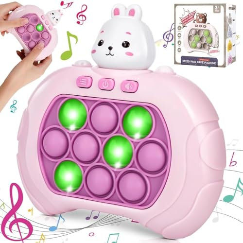 Jostift Pop up Fidget Spielzeug, Fidget Ball Toys mit Musik, Quick Push Spiel Pop Fidget It Elektronisches Controller Bubble Sensory Fidget Toy, Puzzle Spiele für Kinder Erwachsene