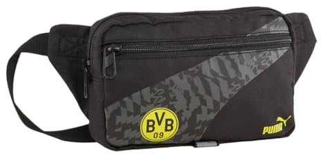 PUMA BVB Fan Waist Bag Puma Black - Faster Yellow