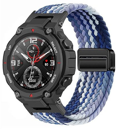 Stoff Armband Kompatibel mit Amazfit T-Rex/T-Rex Pro Armband Nylon Für Herren Damen Sport Ersatzband mit Uhrenarmband Für Amazfit T-Rex/T-Rex Pro (12)
