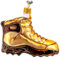 Weihnachtskugeln Glas Handmalerei Glasbläserei Christbaumkugeln Hobbys, Sport (Trapper-Stiefel)