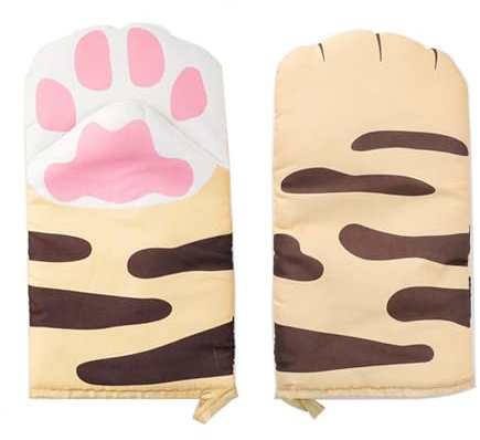 Guantes para Hornear, Manoplas de Horno, Guantes Resistentes al Calor, Guantes para Microondas, Guantes de Horno, Guantes para el Horno, para Cocinar, Asar, Hornos, Cocinas de Camping