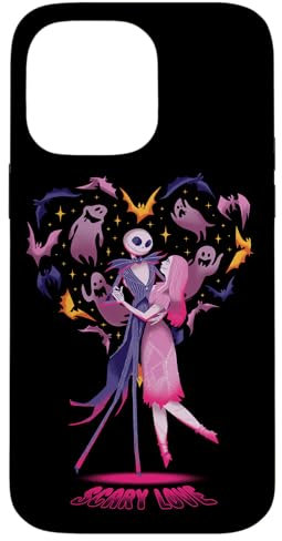 iPhone 14 Pro Max Disney The Nightmare Before Christmas Jack Sally Scary Love Case