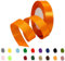 Orange Satin Ribbon 20mm for Gift Wrapping, Crafting, Cake Decoration, Hair Bows - 22M Thick Polyester Fabric for Christmas, Wedding Car Decor