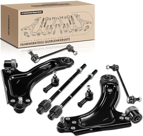 Frankberg 8x Querlenker Koppelstangen Vorne Links Rechts Kompatibel mit Meriva X03 1.2L 1.4L 1.6L 1.7L 1.8L 2003-2010 Replace# 093388568