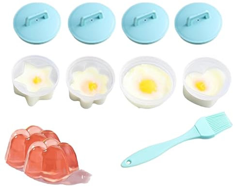 Eierform aus Silikon, Eierkocher aus Silikon | Eierform aus Silikon und Eierpochierer zum Kochen von Eiern | pochierter Eierkocher, Eierkocher für gekochte Eier, Cami Eierform
