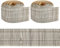 CRASPIRE 4.6mx8cm Peel and Stick Wallpaper Border Crown Molding Light Grey Wood Grain Self Adhesive Flexible 3D Baseboard Trim Mirror Sticky Wall Edging Base Lines Foam for Hotel Home DIY Decor