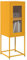 THOYTOUI Sideboard, Arbeitsplatte Geschirrschrank Mehrzweckschrank Apothekerschrank Geeignet für Cucina Ufficio Corridoio Soggiorno Senfgelb 36x39x107 cm Kaltgewalzter Stahl