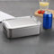 DAXUQIL 304 Stainless Steel Lunch Box - Microwave & Dishwasher Safe, Leak-Proof Bento Container with Removable Dividers, Eco-Friendly Meal Prep for Office, School (2400ml)
