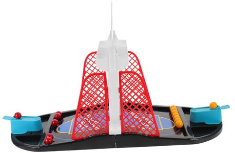 minkissy 1Stück Mini Basketball für Schreibtisch Launcher Game Vier in Reihe Spaß und Geschicklichkeit für Indoor Spiele mit Freunden Zufälliger Stil