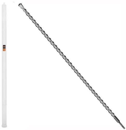 Keewaki SDS Plus Rotary Hammer Drill Bit 28mm x 1000mm Concrete Masonry Drill Bits for Brick, Cement & Stone - Durable Alloy Tip, Fast Drilling