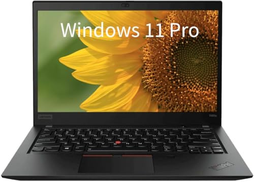 Lenovo Thinkpad T495s Business Laptop, 14 FHD Notebook AMD Ryzen 7-3700U, 16 GB DDR4 RAM, SSD da 256 GB, Windows 11 Pro (ricondizionato)