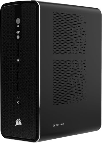 Corsair AI WORKSTATION 300 Desktop PC – AMD Ryzen AI Max+ 395 CPU – AMD Radeon 8060S iGPU (Up to 96GBs vRAM) – 128GB LPDDR5X 8000MT/s Memory – 4TB M.2 SSD – Black