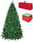 Totò Piccinni Albero di Natale Artificiale NOEL, Folto, Effetto Realistico, Rami a Gancio, Facile Montaggio, PVC, Ignifugo con Borsone (180 cm, Verde)