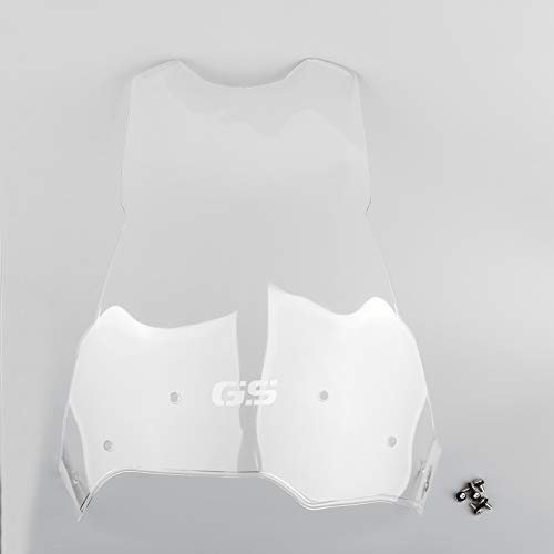 Topteng Motorrad Windschutzscheibe, Sport Windschutzscheibe mit ABS Aerodynamik Design für B-M-W Adven-ture F650GS F700GS F800GS 2008-2017