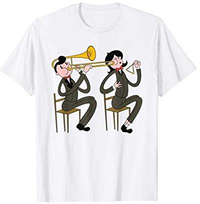 Posaune Triangel Musik Instrument Musiker T-Shirt