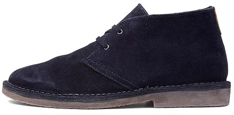 Hush Puppies Men's Samuel Chukka Boot, Navy, 8 UK