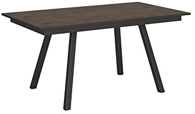 Itamoby, Ausziehbarer Tisch Mirhi Nussbaum 90 x 160 verlängert 220