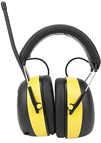 Asixxsix Noise Reduction Safety Ear Muffs, NRR 30 dB Hearing Protection Earmuffs Digital AM FM Radio Stereo Noise Cancelling Headphone for Shooting Construction Hunting for Kids Adult