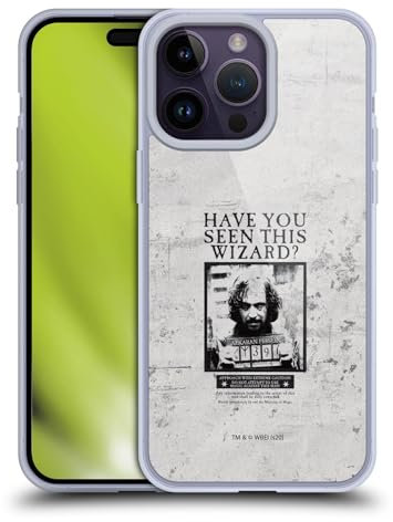 Head Case Designs Offizielle Harry Potter Hast du Sirius Black gesehen Deathly Hallows XV Gelhülle [Militärischer Schutzgrad] Kompatibel Mit Apple iPhone 14 Pro Max Und Kompatibel Mit MagSafe
