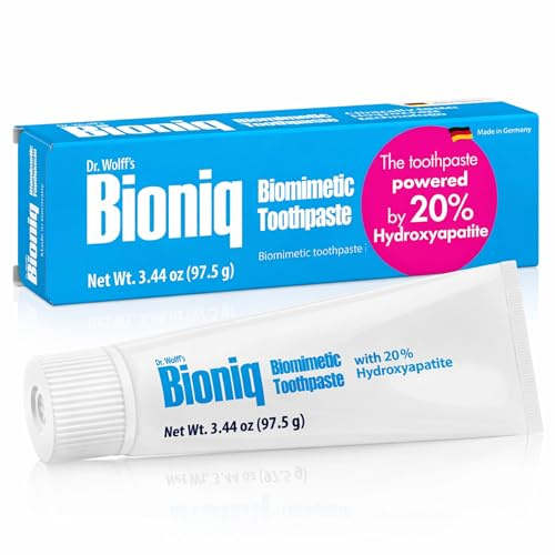 Bioniq Klassische biomimetische Zahnpaste mit 20 Percent Hydroxyapatite für den täglichen Gebrauch, 100 g