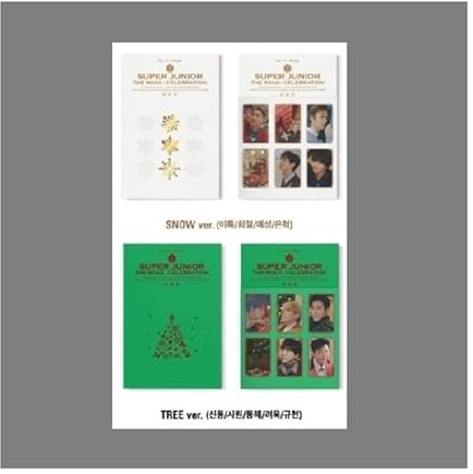 SUPER JUNIOR Vol.2 The Road : Celebration 11th Album CD+Poster+Photobook+Photocard+Tracking (Random Version)
