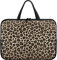 chaqlin Housse personnalisée pour ordinateur portable de 10 à 17 pouces - Pour homme et femme, imprimé léopard, 15 Inch