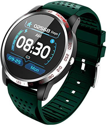 QESTO AKK Smart Watch W3 ECG + PPG HRV Pressione Sanguigna Cardiofrequenzimetro Activity Tracker Uomo IP67 Impermeabile Sport Smartwatch (D)