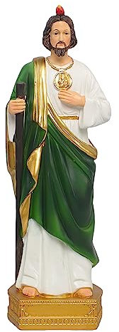 NICEYEA Jesus Statue Christus Figuren Religiöse Renaissance Sammlung Heiliger Jesus Statuen Religiöse Figur Harz Christus Skulptur religiöse Ornamente Kirchenfigur Weihnachtsfiguren Dekofigur