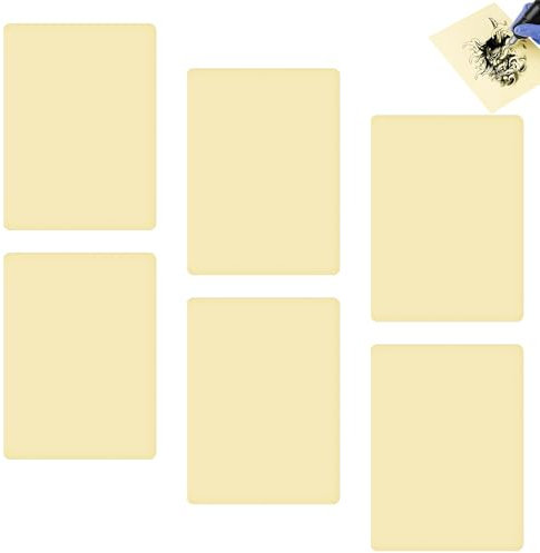 6 Piezas Piel Sintetica Tatuaje 3mm, 20 x 30cm Piel de Práctica de Tatuaje Silicona, Tatuaje Suave Piel Tattoo Practice Skin para Tatuadores Principiantes y Experimentados (20 x 30cm)