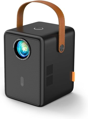 【Focus Électrique】 Mini Projecteur, FunFlix G1 Videoprojecteur 5G WiFi Bluetooth 18000 Lumens, 2025 Fully Sealed Projecteur Portable Supporte 1080P Full HD 4K Home Cinéma, 4D Correction&Zoom
