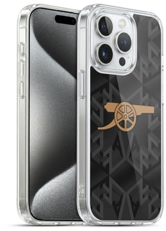 Head Case Designs Offizielle Arsenal FC Away 2022/23 Wappen-Set Gelhülle [Militärischer Schutzgrad] Kompatibel Mit Apple iPhone 15 Pro Und Kompatibel Mit MagSafe