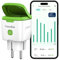WLAN Steckdose Outdoor GreenSun Zeitschaltuhr Aussenbereich Zeitschaltuhr Steckdose Stromzähler für Steckdose Alexa Steckdose Wlan Steckdose IP44 Wasserfest VeSync APP Aussensteckdose Wasserdicht