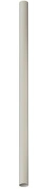 Deckenlampe Metall schmal hoch Ø 4 cm H: 90 cm Hellgrau für R35 GU10 punktuelles Licht Modern Deckenspot Deckenleuchte Küche Wohnzimmer