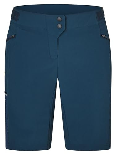 Ziener Damen NEXITA X-Function Fahrrad-Shorts mit Innenhose - Mountainbike/Outdoor/Freizeit - atmungsaktiv,schnelltrocknend,gepolstert, hale Navy, 34