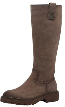 Tamaris Damen Langschaft-Stiefel Blockabsatz