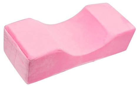 Wimpernkissen für Kopfstütze, Kosmetikbedarf, Weiches, Professionelles Schönheitskissen für Den Reise Make Up Salon, ROSA