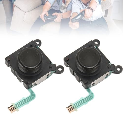 Tosuny Ersatz-3D-Tasten-Joystick-Teil für PS Vita PSV 2000-Konsole, Hochempfindliche 3D-Analog-Joystick-Steuerpad-Stick-Taste, 3D-Analog-Joystick-Tastenmodul für PS Vita-Spiele