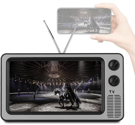 Palmcee Mobile Phone Screen Magnifier, 12” Retro TV Magnifier, Portable HD Folding, Universal Above 4 Inches, 4453972