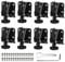 Mezchi 8 Pack Heavy Duty Leveling Feet, Adjustable Furniture Leg Leveler with Screws, Lock Nuts and Wrench for Furniture, Table, Cabinets, Shelves, Workbench