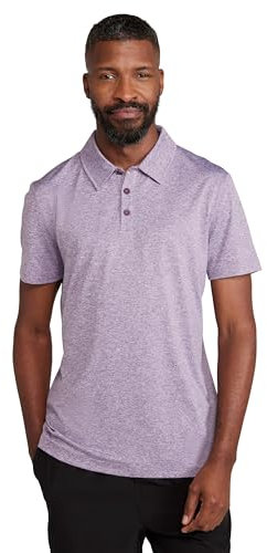 Mountain Warehouse Deuce IsoCool Men’s Short Sleeve Polo Light Purple 4XL