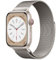 Original Natur Milanese Loop Kompatibel mit Apple Watch Armband 49mm 46mm 45mm 44mm 42mm 41mm 40mm 38mm, Edelstahl Ersatzband für iwatch Ultra/Ultra 2, SE, Series 10 9 8 7 6 5 4 3 2 1