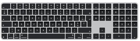 Apple Magic Keyboard avec Touch ID et pavé numérique pour Les Mac avec Puce Apple - Français - Touches Noires 